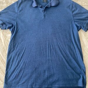 Men's Blue Polo Shirt Premium cotton large